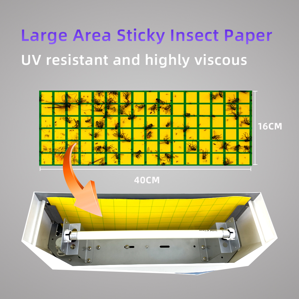 安寶營業用黏蟲捕蚊燈-AB-9060使用採用專業配方黏蟲紙